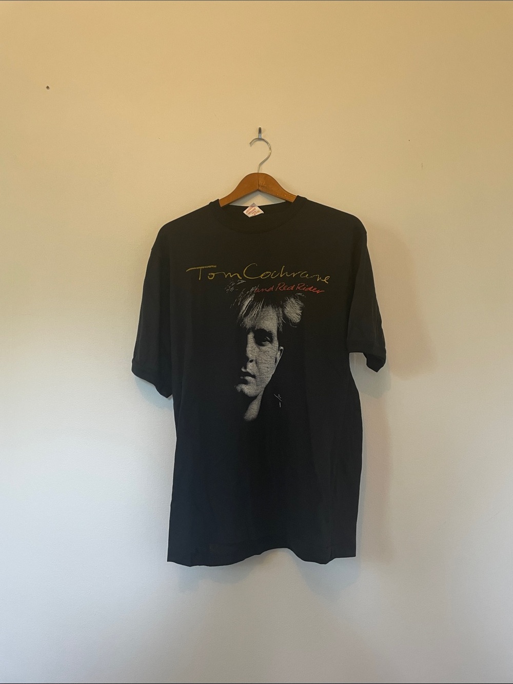 Vintage Tom Cochrane 1987 tour t shirt - Band Tees